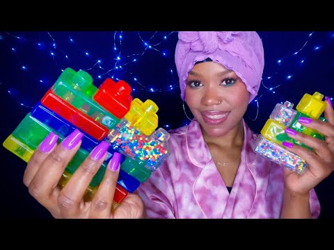 ASMR 🌱 Jelly Blox ( Relaxing Sounds, Sticky, Squishy, Crunchy)