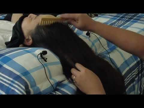 ASMR Play Hair  Hair Brushing  | Scalp Scratching | No Talking