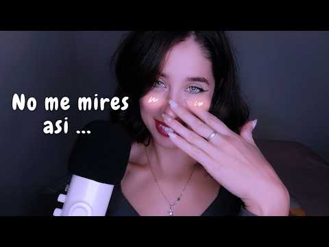 ASMR ROLEPLAY| Tu novia tímida se pone nerviosa cuando la miras💕
