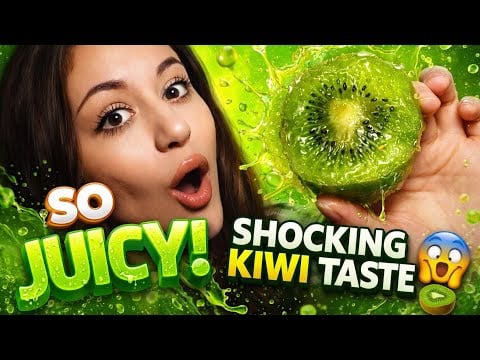 Asmr MUKBANK kiwi mouth sounds relaxing 