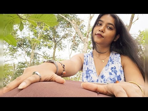 ASMR HINDI| Indian Girl Gives You a Full Body Massage in Forest (Asmr in Nature) ☘️