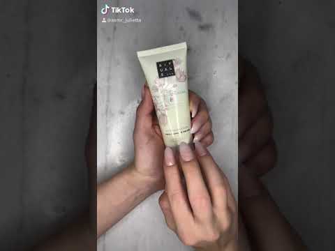 Hand Cream ASMR Tapping