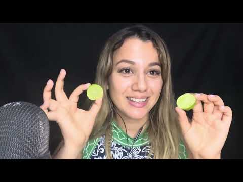 ASMR ASMR ME COMO TUS OJOS 👀 CON LIMÓN Y SAL
