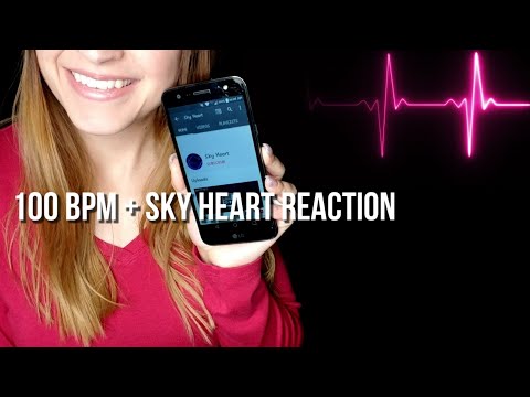Happy Heartbeat Reacting To Sky Heart + Heart Pounding At 100 BPM [ASMR]