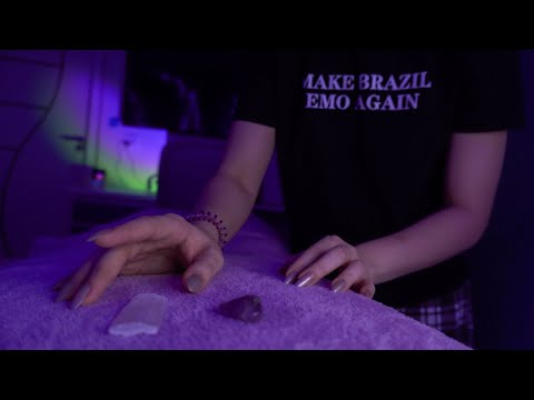 asmr pov ☔️ massagem + limpeza energética (com som de chuva)