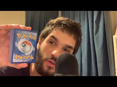 ASMR FRANÇAIS CHUCHOTEMENT ET BRUITS DE CARTES POKEMON