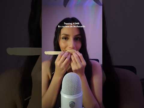 ASMR con cuchara de McDonald’s ✨ #tapping