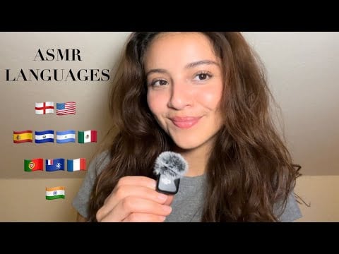 ASMR| Trigger words in different languages (background ASMR) 