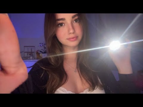 ASMR | face exam 🔦 