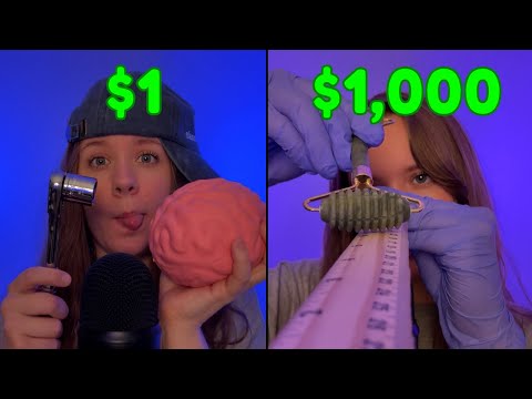 $1 VS $1,000 Cranial Nerve Exam (ASMR)