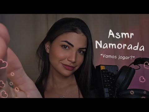 Asmr Roleplay Jogando com a Namorada até Dormir 🩷🎮💤 (sons de teclado e mouse)
