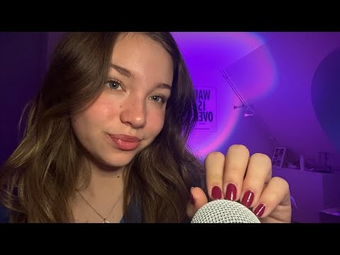ASMR Whisper Ramble! 💓😇 (clicky whispers and visuals) 