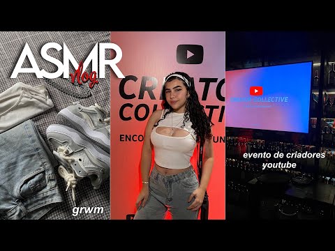 VLOG ASMR: PARTICIPEI DE UM EVENTO DO YOUTUBE + ROTINA E GRAVAÇÃO 💐