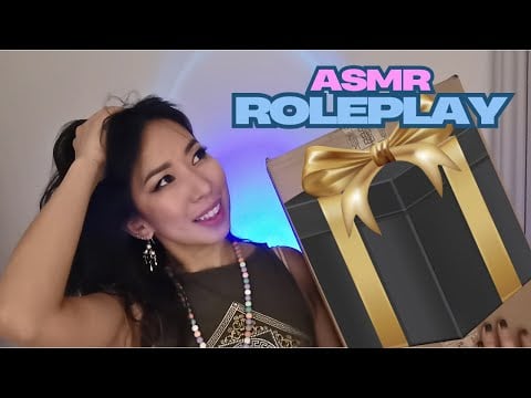 ASMR Girlfriend, POV opening your gift 💝🎁