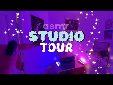 ASMR po polsku TOUR PO MOIM STUDIO bliski szept ✨