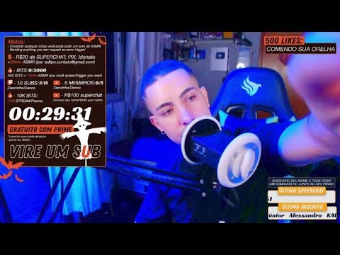 ASMR LIVE: VENHA DORMIR ANTES QUE ACABE!!