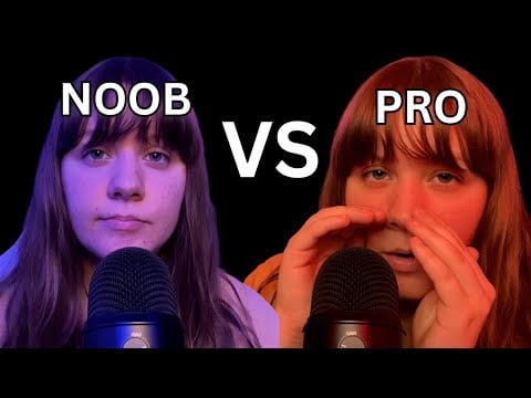ASMR NOOB VS PRO ASMRTIST - Fast ASMR Edition