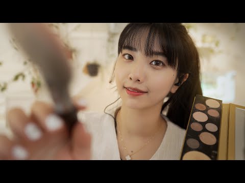 ASMR 첫 출근하는 동생에게 메이크업 해주는  롤플레이 asmr 상황극 MAKEUP ROLEPLAY