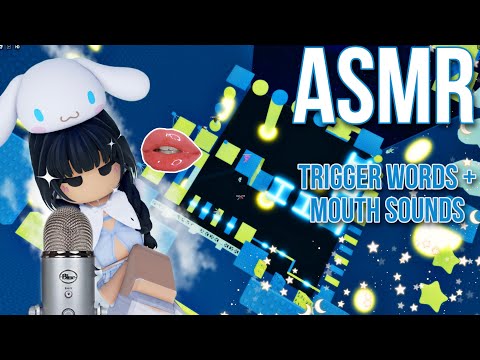 ROBLOX ASMR - Relaxing Mouth Sounds + Repeating Trigger Words 💤