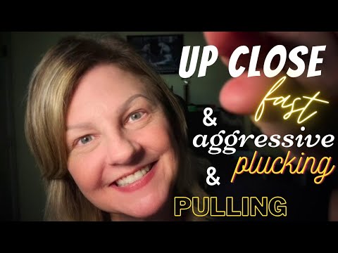 ASMR | EXTREMELY FAST & Aggressive Plucking Out Your Negative Energy | Up Close Personal Attention ⚡