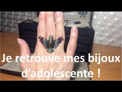 {ASMR} Boîte à bijoux de mon adolescence