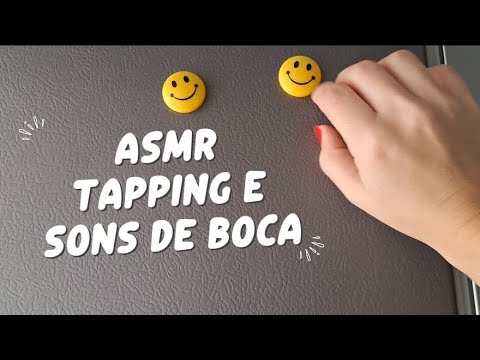 ASMR tapping e sons de boca 