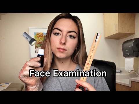 ASMR| Face Examination 🔦 (Soft Spoken)