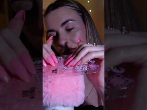 ASMR cute phone case tapping 🌸💗 #asmrtapping #asmrshorts