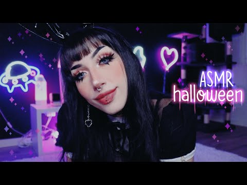 ASMR ♡ TE ARRUMANDO PARA O HALLOWEEN 👻🎃