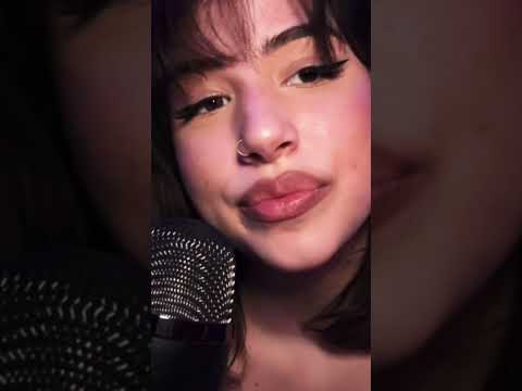 ASMR up close mouth sounds #asmr #tingles #visualtingle #skincare #shorts