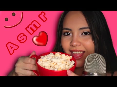 Comendo Pipoca 🍿 + Bate Papo / ASMR Brasileiro 🇧🇷