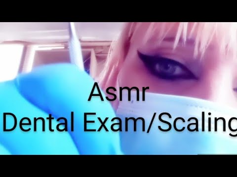 Asmr DENTIST Exam | Full DENTAL Clean🦷 | RUBBER gloves 🧤