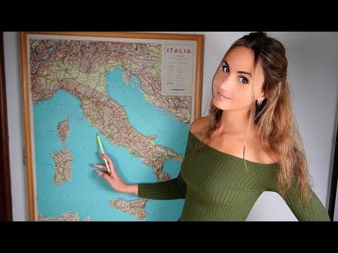 Una lezione davvero curiosa | ASMR ITA | Geography Lesson • Italia • Miti 🇮🇹