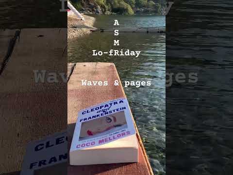 Lo-fRiday ASMR 🌙 Waves & pages #waves #wind #pages #watersounds #vacation #relaxation #publicasmr