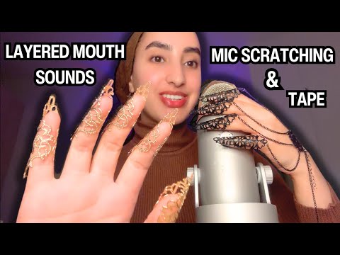 The ULTIMATE ASMR Trigger Combination For The Tingliest Tingles ✨🤯 | Mouth Sounds + Mic Scratching