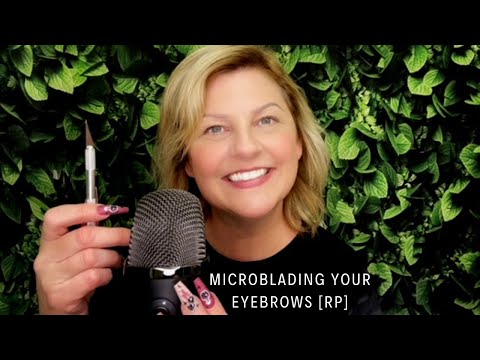 ASMR Doing Your Eyebrows (Microblading) Roleplay | Featuring Invisible Triggers, Crisp Whispers 💗