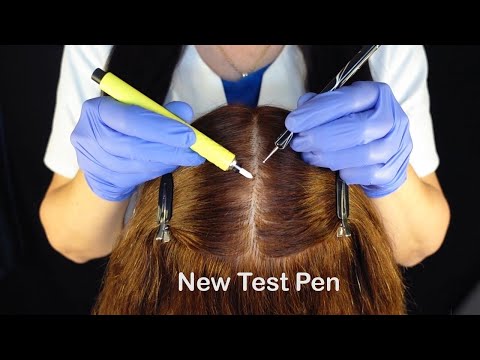 ASMR Scalp Check with Test Pen & Bad Results (Whispered)