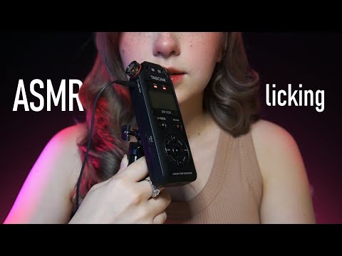 АСМР 👅 1 час ликинга + звуков рта // asmr licking Tascam DR-05x