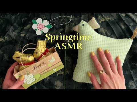 ASMR 🌙 Springtime sounds - Squishes, jingles, crinkles and taps (no talking)