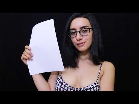 ASMR EN ESPAÑOL - ROMPIENDO PAPEL