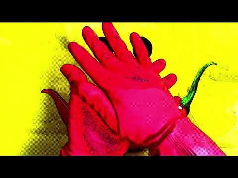 RUBBER GLOVES🖐️  MARIGOLDS  size  S🤚  Squeaky  [[ASMR]]