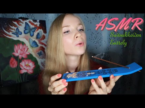 ASMR SUOMI ✨Suitsukkeiden (Ostosten) Esittely💤Ihania ääniä Nukahtamiseen ASMR FOR SLEEP