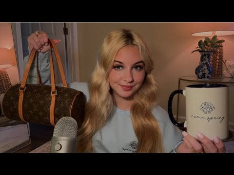 ASMR Huge Haul 🌀 MY MERCH, Bags, Clothes, Whispered Rambling, Tapping and Scratching