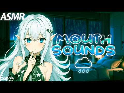 ASMR Mouth Sounds with Rain for Sleep 🌧️