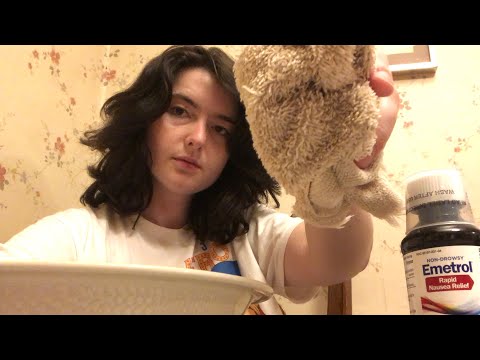 ASMR nursing you back to health *water trigger, white noise, personal attention*