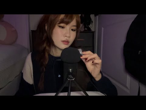 ASMR Tascam Mic Brushing , Touching , Tapping