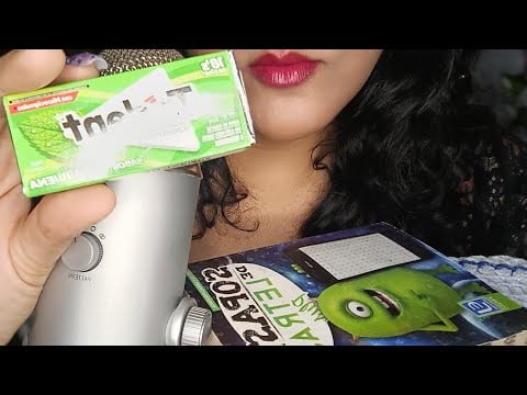 ASMR Masticando chicle y haciendo sopa de letras