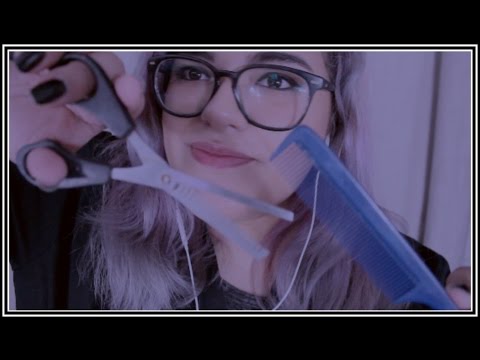 ASMR CHILE/ESPAÑOL ✄ Binaural Haircut ✄ Roleplay de peluquería + Corte de barba ✄