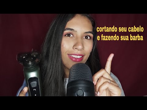 ASMR CORTE DE CABELO + BARBA