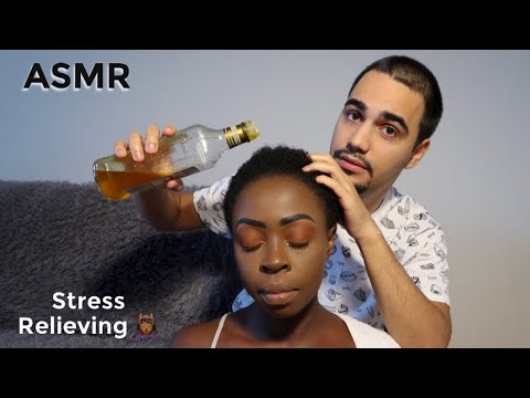 ASMR | Deep massage 4C hair - You can literally feel it! 💆🏾
